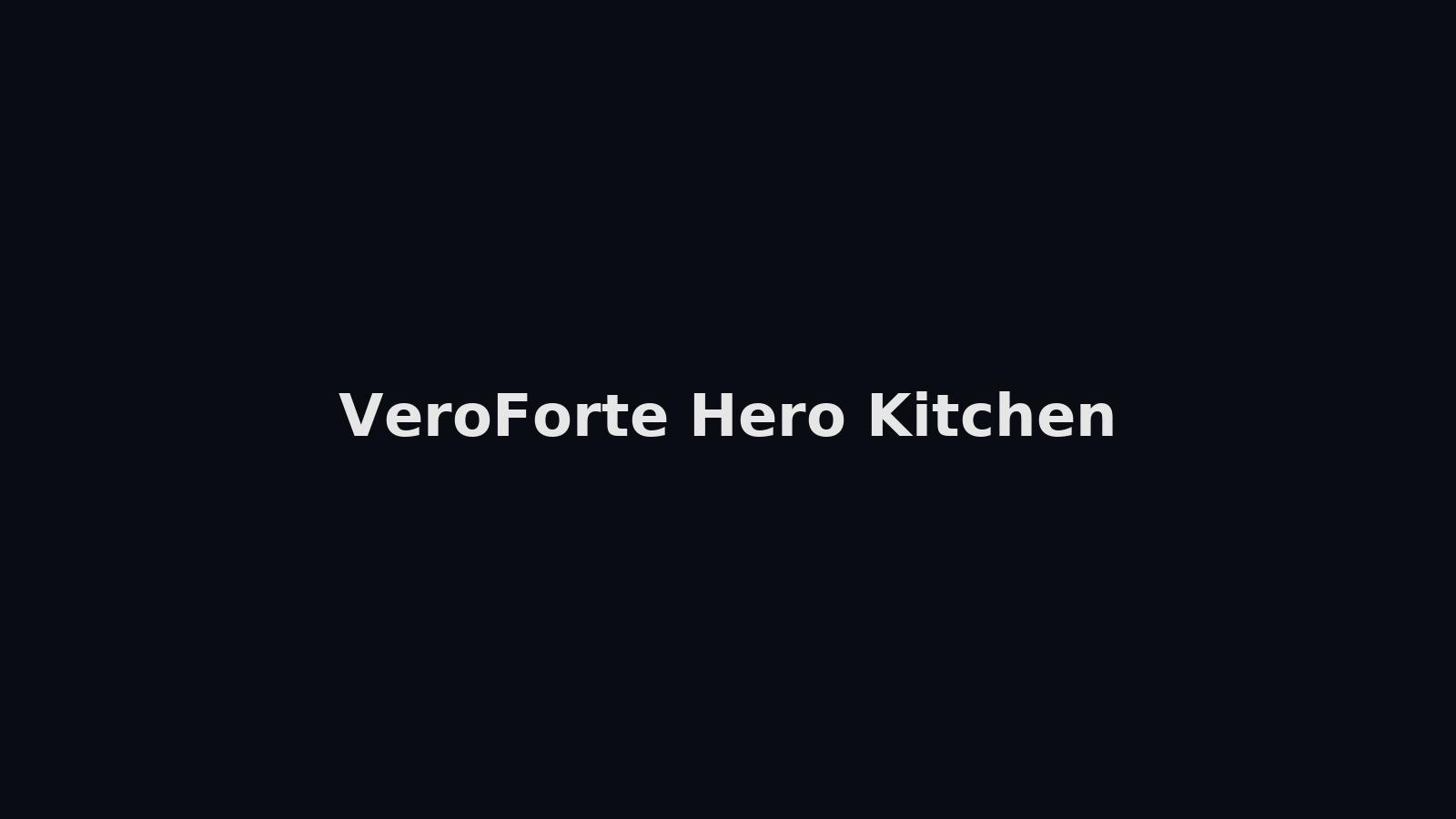 VeroForte Italian-inspired kitchen cabinetry